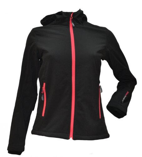 CMP M&auml;dchen Softshelljacke, nero-geranio, 140, 3A29385N Preisvergleich