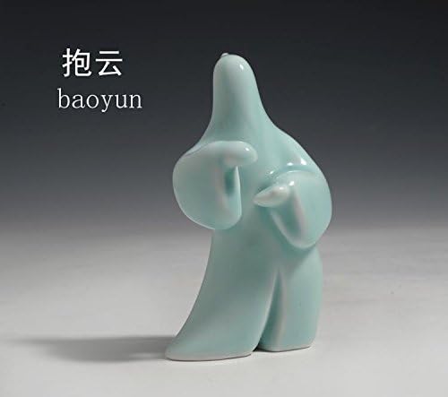 Chinese Longquan celadon/Art porcelain/Taiji shape/Seven kinds of shape selection (12, baoyun)