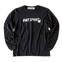 【FAT SPORT】長袖Tシャツ 「SCRIBBLE・LS」　ブラック