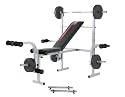 Hammer Hantelbank Bermuda inklusive 25 kg Gewichte