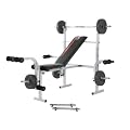 Hammer Hantelbank Bermuda inklusive 25 kg Gewichte