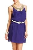 2b Shanna Embroidered Halter Dress