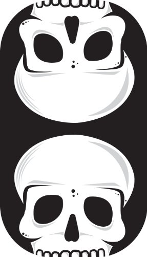 Boston Warehouse Skull BW Finger Grips, Set of 2