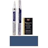 1 2 Oz. Deep Blue Pearl Paint Pen Kit for 1992 Suzuki All Models (1FG) by PaintScratch Automotive Touch Up Paint