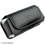 Black Horizontal Leather Pouch For LG VX10000 Voyager VX-10000 Phone Case Cover with Belt Clip Magnetic Closing
