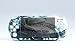 RAC-WHITE PSP (Slim) Dual Colored Skin Sticker, PSP 2000