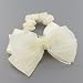 Yellow / Toddler/Girl/Teenager Bow Shaped Hair Elastic / Rubber Band/Headband/PonyTail Holder (6145-2)
