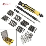 45 in 1 Magnetic Slotted Philips Screwdriver Bits SetSlotted