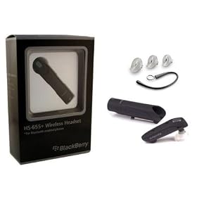 Plantronics 655 / HS-655 Bluetooth Headset -- Blackberry Edition [Retail box] (Black) -- With $20 Mail in Rebate Valid until 08/09