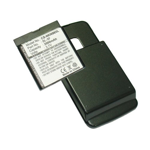 Bluetrade doppelte Kapazit&auml;t Batterie (2000 mAh) f&uuml;r Nokia N96