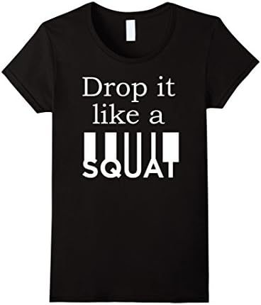 Women's Squat Shirt- Fitness shirt Medium Black