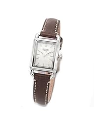 Coach Womens Hamptons Elongated Brown Leather Strap Watch 14501259