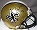 Drew Brees Autographed/Hand Signed New Orleans Saints Mini Helmet