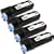 Xerox Phaser 6130 Set of 4 Compatible Laser Toner Cartridges: 1 each of Black 106R01281, Cyan 106R01278, Magenta 106R01279, Yellow 106R01280 by LD Products