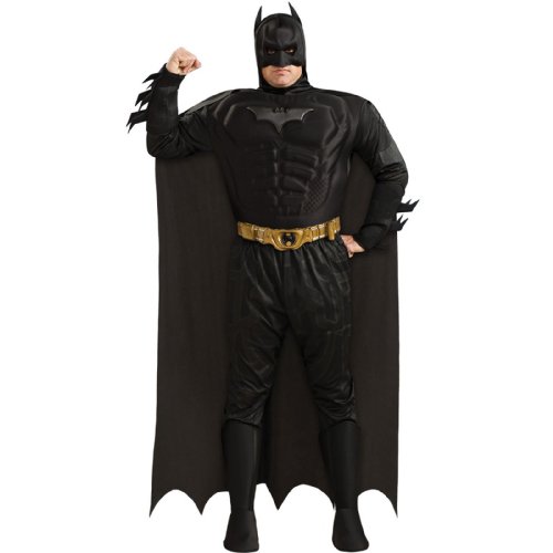  Men's Deluxe Muscle Chest The Dark Knight Batman Costume