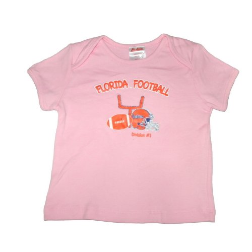 Infant / Baby NCAA Florida Gators My First Tee T-Shirt - Pink (Size: 24)