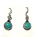 Southwest Sterling Silver and Turquoise Dangle Earrings