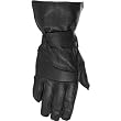 Alpinestars Hero Long Men's Leather Road Race Motorcycle Gloves w/ Free B&F Heart Sticker Bundle - Black