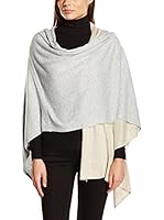 Cortefiel Poncho Bi Color (Crudo / Gris)