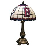 Boston Red Sox MLB Stained Glass Table Lamp