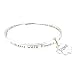 Bracelet - B164 - Bangle Style Engraved With Sister Poem ~ "If Sisters Were Flowers, I'd Still Pick You..." ~ Silver Tone Metal (68mm)