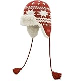 Life is good Girls' Snowflake Sleigh Hat