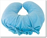 Pure Rest Organic Nursing Pilllow Case Blue Flannel