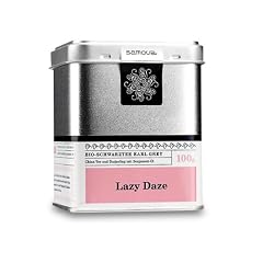Samova Lazy Daze - Bio-Schwarztee Earl Grey 100g, 1er Pack (1 x 100 g)