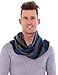 Simplicity Men's Winter Long Knit Striped Scarf w/ Tassels