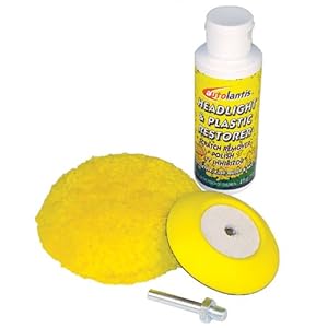 AutolantisTM 3 in 1 Headlight & Plastic Restorer Kit