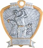 Signature Series Shield Male / Female Golf Trophy Award