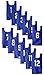 Youth Numbered Nylon Pinnies - Blue