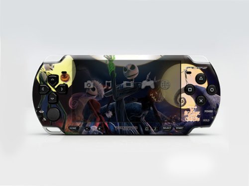 THE NIGHTMARE BEFORE CHRISTMAS PSP (Slim) Dual Colored Skin Sticker, PSP 2000