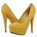 Topgun01 Ultra Platform High Heel Pumps MUSTARD