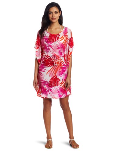 Nautica Womens Sunset Palms Tunic Top