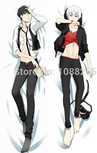Drunk love Hot Anime Tokyo Ghoul Ken Kaneki Dakimakura Hugging Body Pillow Cover Case