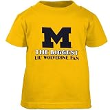 Michigan Wolverines Maize Toddler Biggest Lil' Fan T-shirt