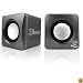 ARCTIC S111 USB Portable Stereo Speakers, Compact Design, Balanced Treble/Superior Bass - Silver
