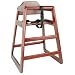 Excellante' Wooden High Chair, Mahogany