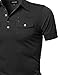 Youstar Men's Contemporary Polo Shirt