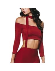 From Amazon.com. Click for details:
 Apparel: Bright Red Women New Cool Cocktail Party Club Sexy Long Sleeve Two Piece Set Hot Apparel: Bright Red Women New Cool Cocktail Party Club Sexy Long Sleeve Two Piece Set Hot