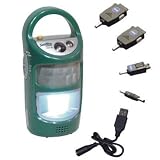 Datexx Sentina Outback Cell Phone/iPod Charger and Smart Safety Lamp With Powerbank And Crank Gen