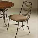 Victoria Side Chair in Suede Earth