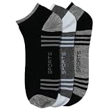 Image of UHAnkleSports6pk34007 Sports Mens Poly Blend Soft and Stretchy Ankle Athletic / Sports Socks Value Assorted 6-Pack - 10-13
