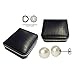 D'AMA Sterling Silver Stud Earrings, Button Freshwater Cultured Pearls AAA Quality