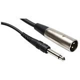 HOSA XLR (M) - MONO 1/4" PHONE, 15ft. (Discontinued by Manufacturer)