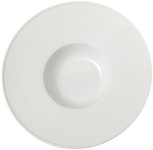 Tognana Graffiti 10-3/4-Inch Nouvelle Cuisine Gourmet Deep Plate, 6-Piece