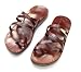 Bethlehem Style I - Camel Shoemaker Unisex Outdoor Leather Biblical (Jesus - Yashua) Sandals - Sandals from the Holy Land