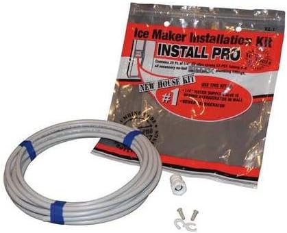 Push Connect Ice Maker Kit, Poly, 1/4 Dia