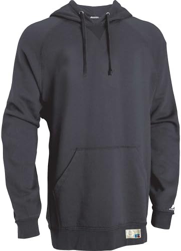 Russell Athletic Mens Heavyweight Fleece Pullover Hood Black Heather XXL